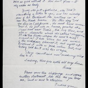 a page of handwritten text