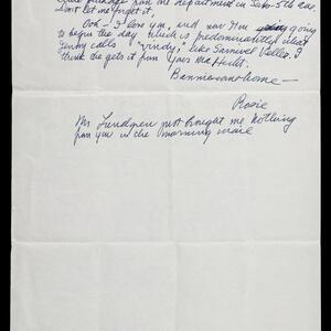 a page of handwritten text