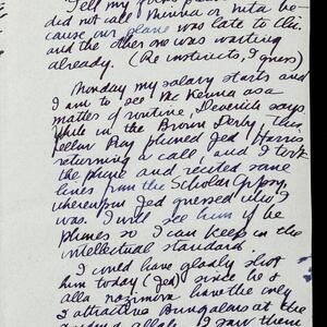 a page of handwritten text