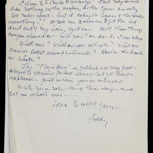a page of handwritten text