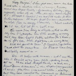 a page of handwritten text