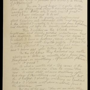 a page of handwritten text