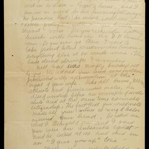 a page of handwritten text
