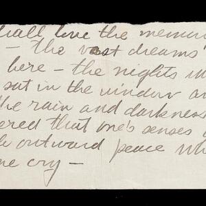 a page of handwritten text