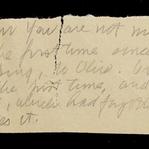 a page of handwritten text