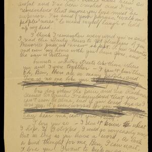 a page of handwritten text