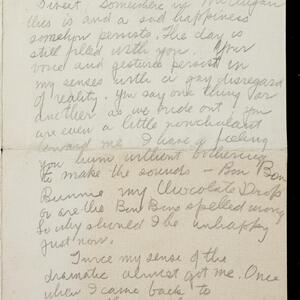 a page of handwritten text