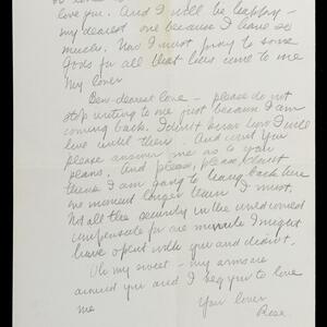 a page of handwritten text
