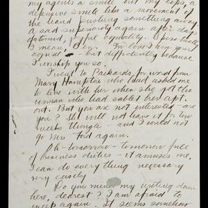 a page of handwritten text