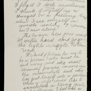 a page of handwritten text