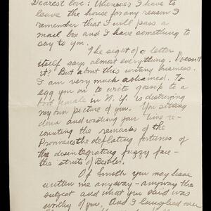 a page of handwritten text