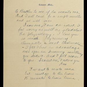 a page of handwritten text