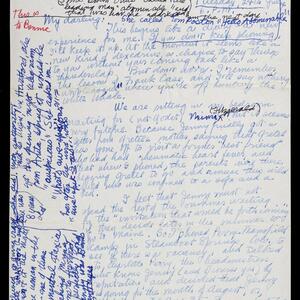 a page of handwritten text
