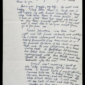 a page of handwritten text