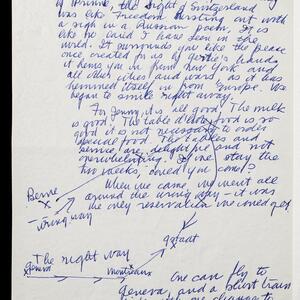 a page of handwritten text