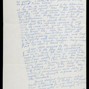 a page of handwritten text