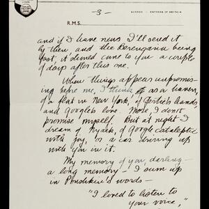 a page of handwritten text