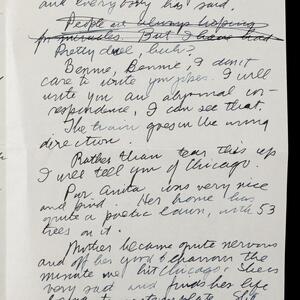 a page of handwritten text