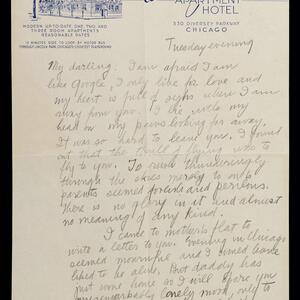 a page of handwritten text