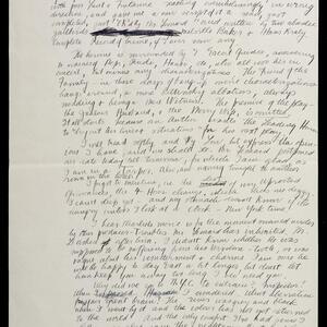 a page of handwritten text