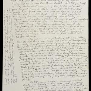 a page of handwritten text