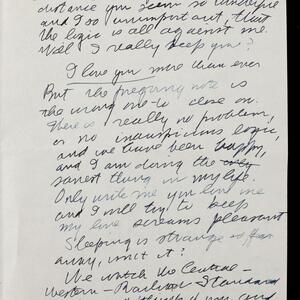 a page of handwritten text