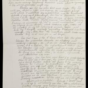 a page of handwritten text