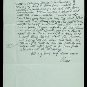 a page of handwritten text