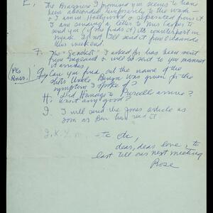 a page of handwritten text