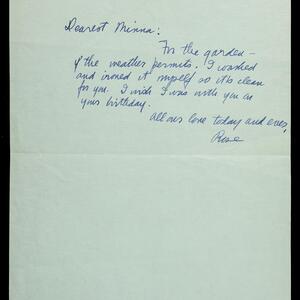 a page of handwritten text