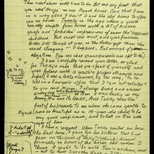a page of handwritten text