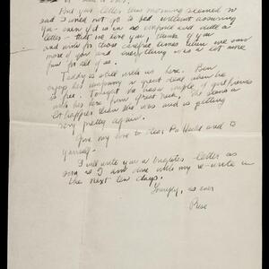 a page of handwritten text