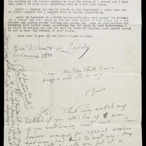 a page of handwritten text