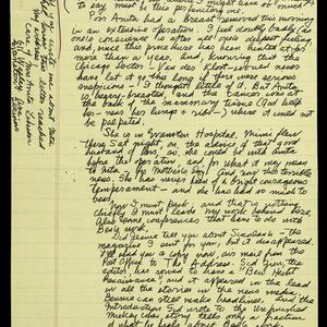 a page of handwritten text