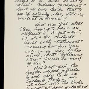 a page of handwritten text