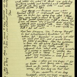 a page of handwritten text