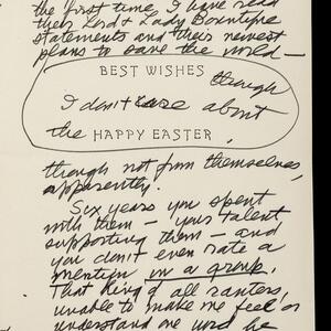 a page of handwritten text