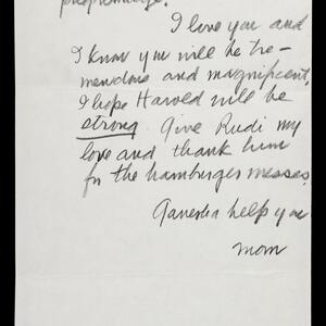 a page of handwritten text