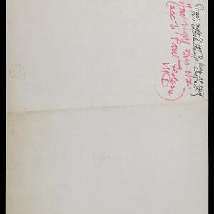 a page of handwritten text
