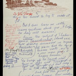 a page of handwritten text