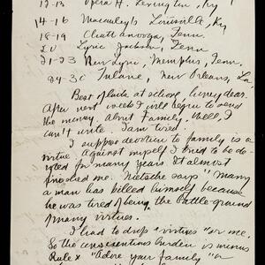 a page of handwritten text