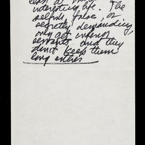 a page of handwritten text