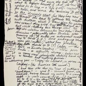 a page of handwritten text