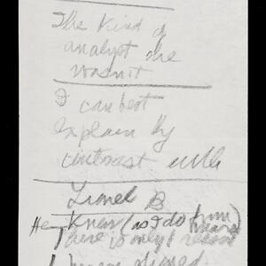 a page of handwritten text