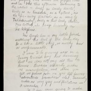 a page of handwritten text