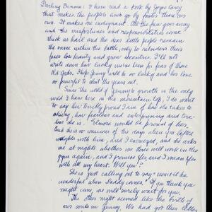 a page of handwritten text