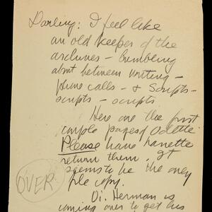 a page of handwritten text