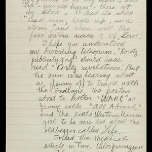 a page of handwritten text