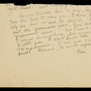 a page of handwritten text