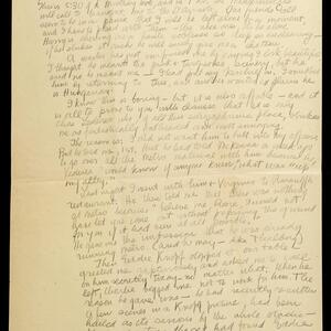 a page of handwritten text